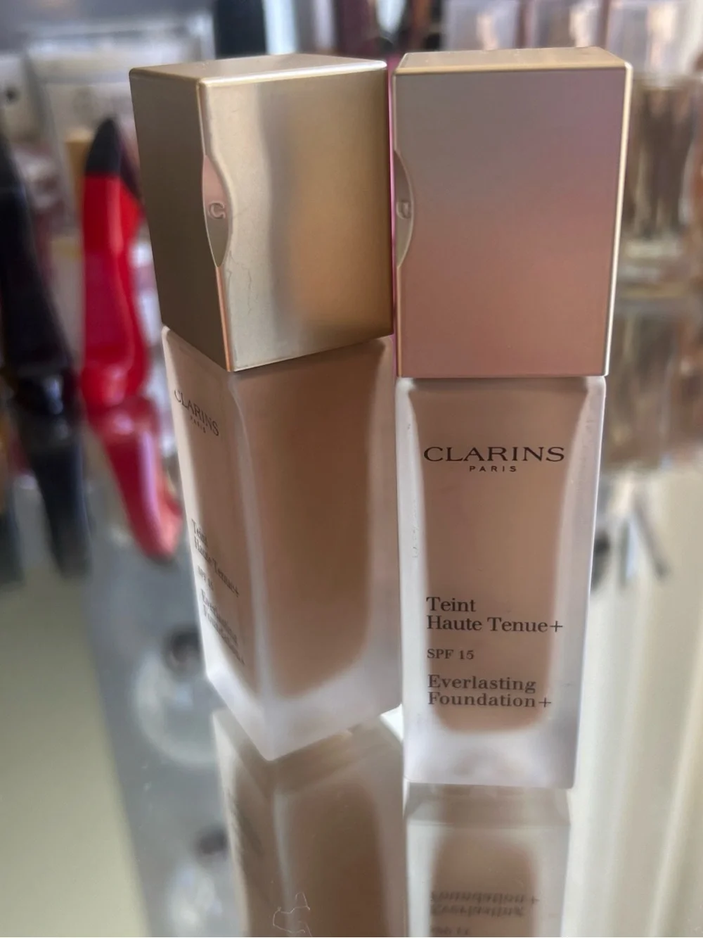 Clarins Everlasting Foundation+ SPF 15 — 112 amber no box